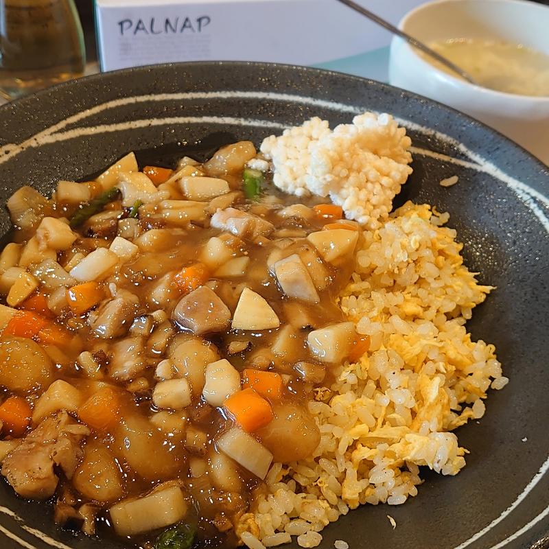 五目あんかけチャーハン(あんかけちゃーはん なりたけ)