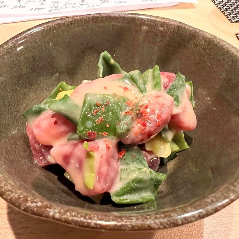 まぐろぬた(酒月 )