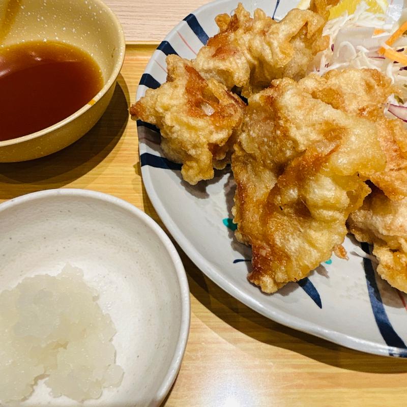 とり天定食(やよい軒 堂山店)