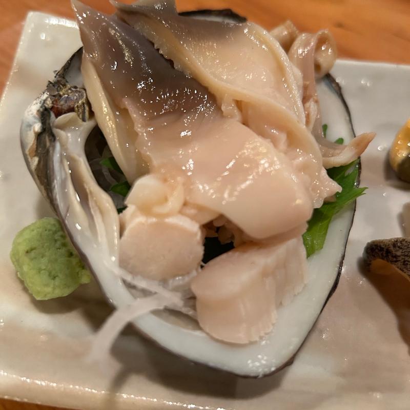 活ほっき刺身(炉ばた鱗)