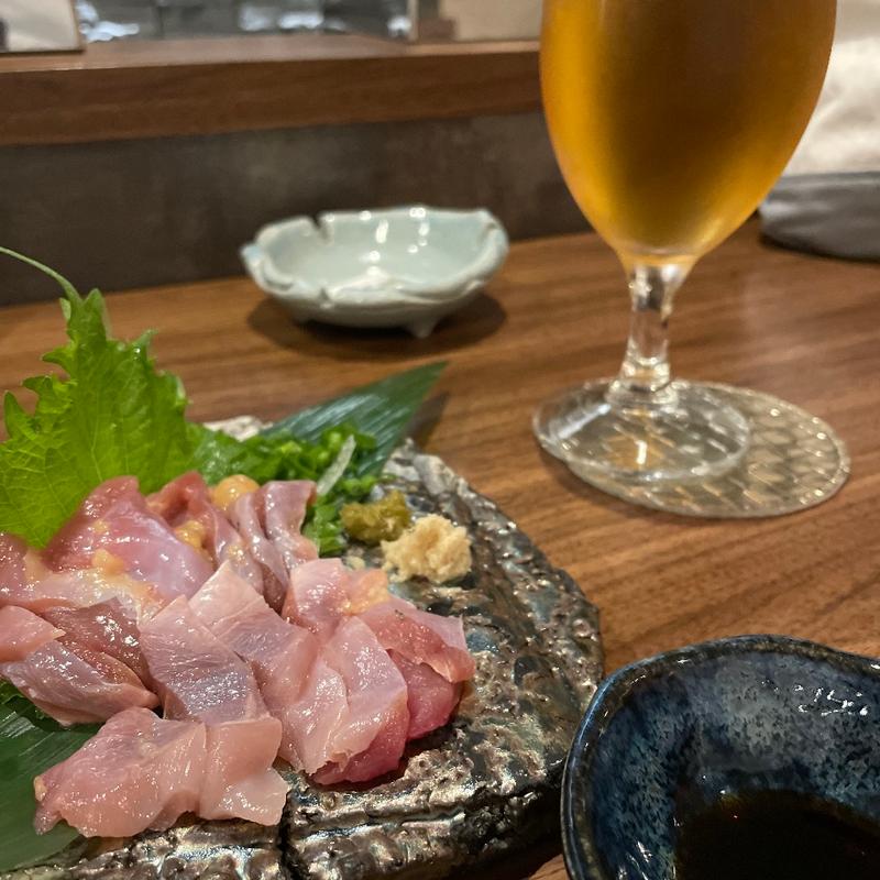 モモ刺し(mandala - 滋賀県南草津にある鶏と旬菜の炭火焼居酒屋 マンダラ)