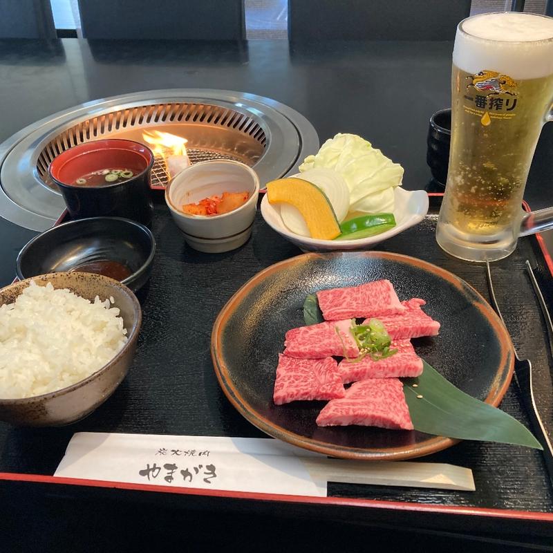 焼き肉ランチ(炭火焼肉やまがき 藤原台店)