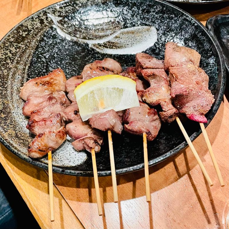 ハツ串(焼きとり・串焼き かめや )