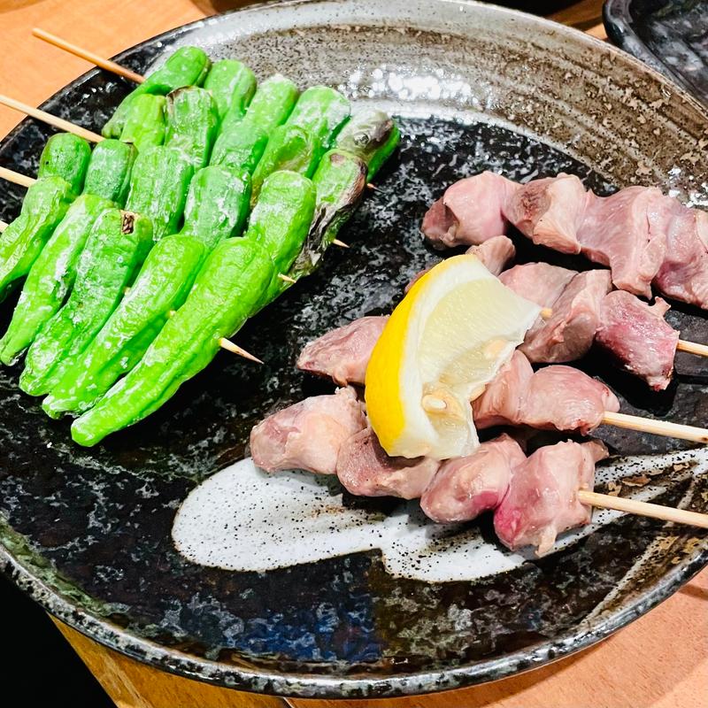 ししとう・砂肝(焼きとり・串焼き かめや )