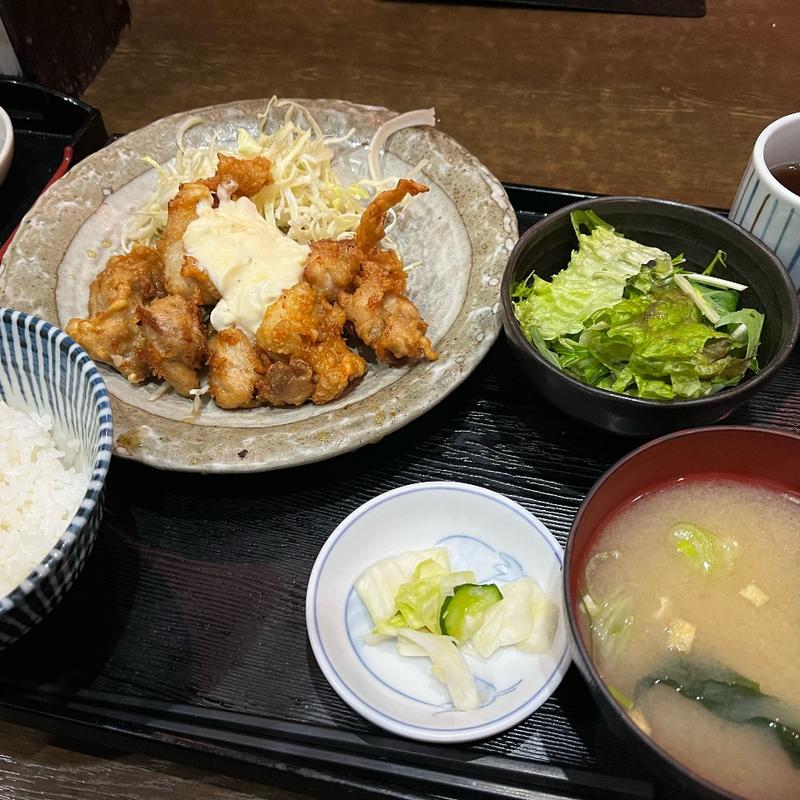 チキン南蛮定食(美食処 作治)