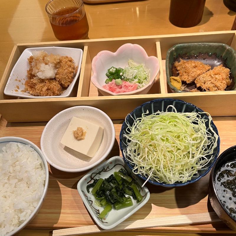 かんだ御膳(神田屋 + 大衆とんかつ かんだ 四谷店)