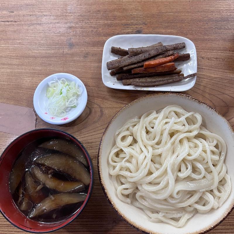 なす汁うどん（大盛）(元祖田舎っぺうどん 北本店)