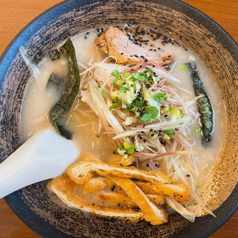 茗荷ラーメン(がんこや　かるがん　つくば店)