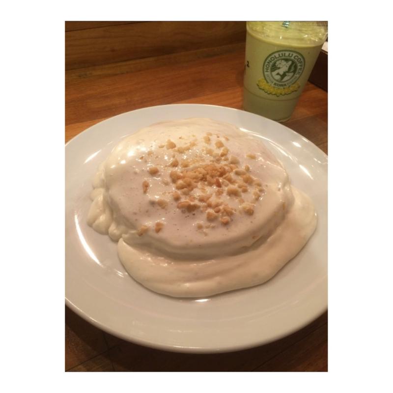 マカダミアナッツクリームパンケーキ(ホノルルコーヒー)