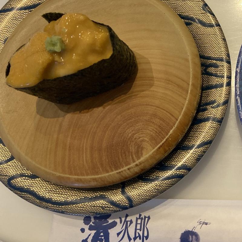 ウニ軍艦(回転鮨 清次郎(せいじろう) 仙台泉店)