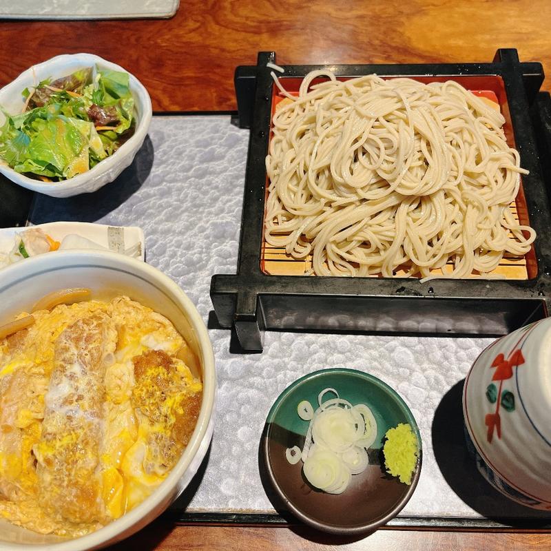 もりそばミニ丼セット(もりた屋)