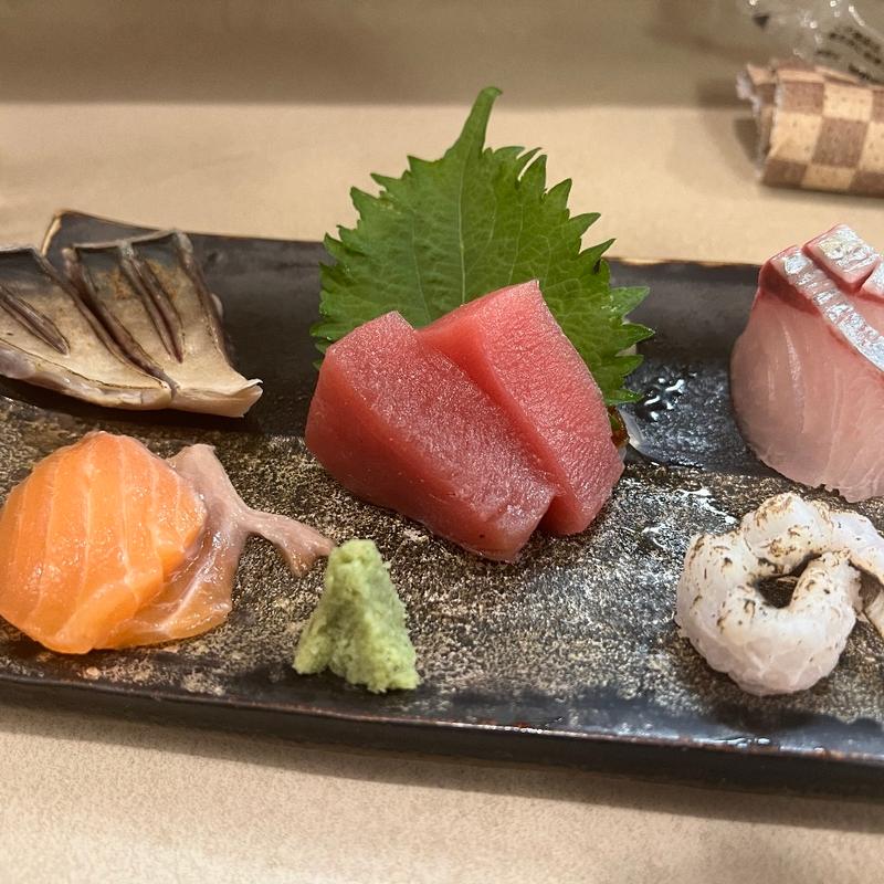 3種お造り盛り合わせ(たち呑み しゃーぷ)