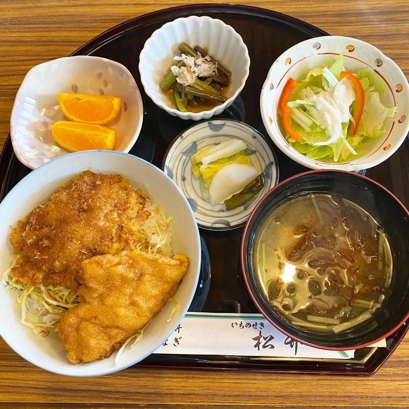 カツ丼ランチセット(和風レストラン 松竹)