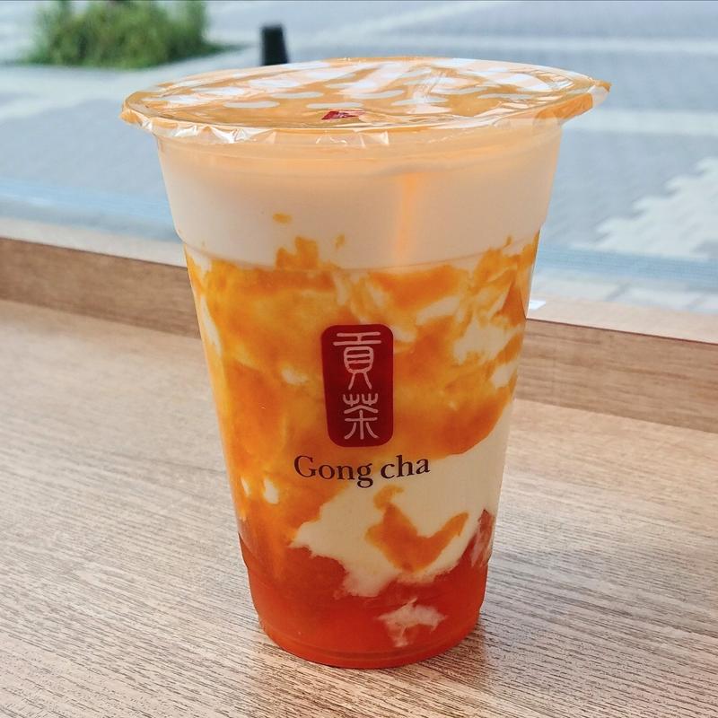 甘夏マンゴーミルクティー(ゴンチャ センター北店 (Gong cha))