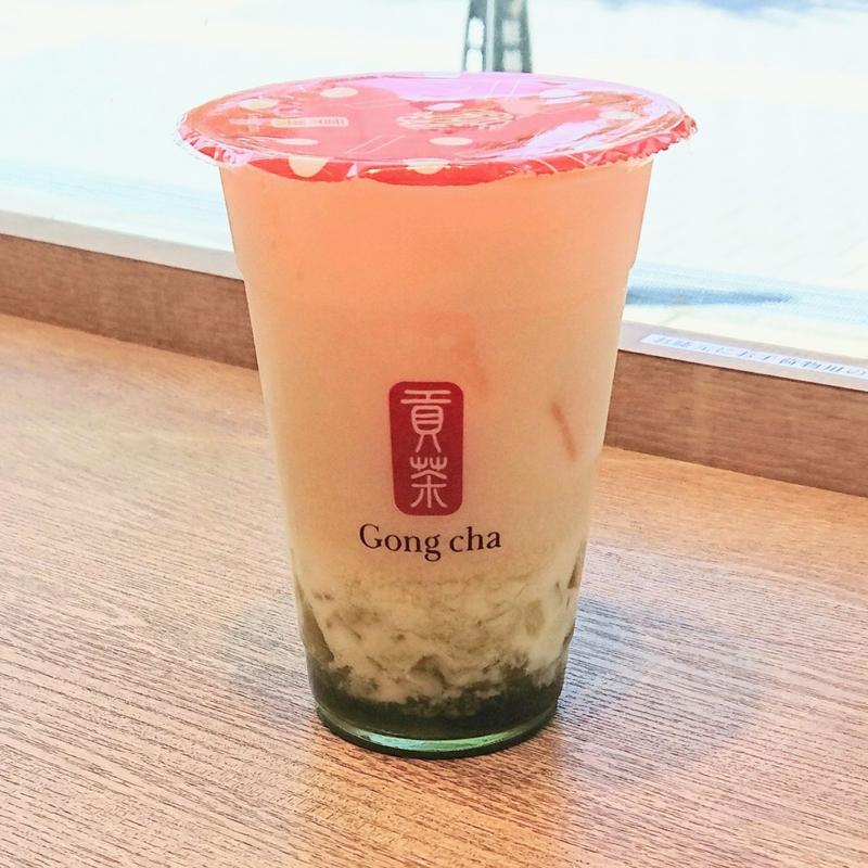 シャインマスカットヨーグルミルクティー(ゴンチャ センター北店 (Gong cha))