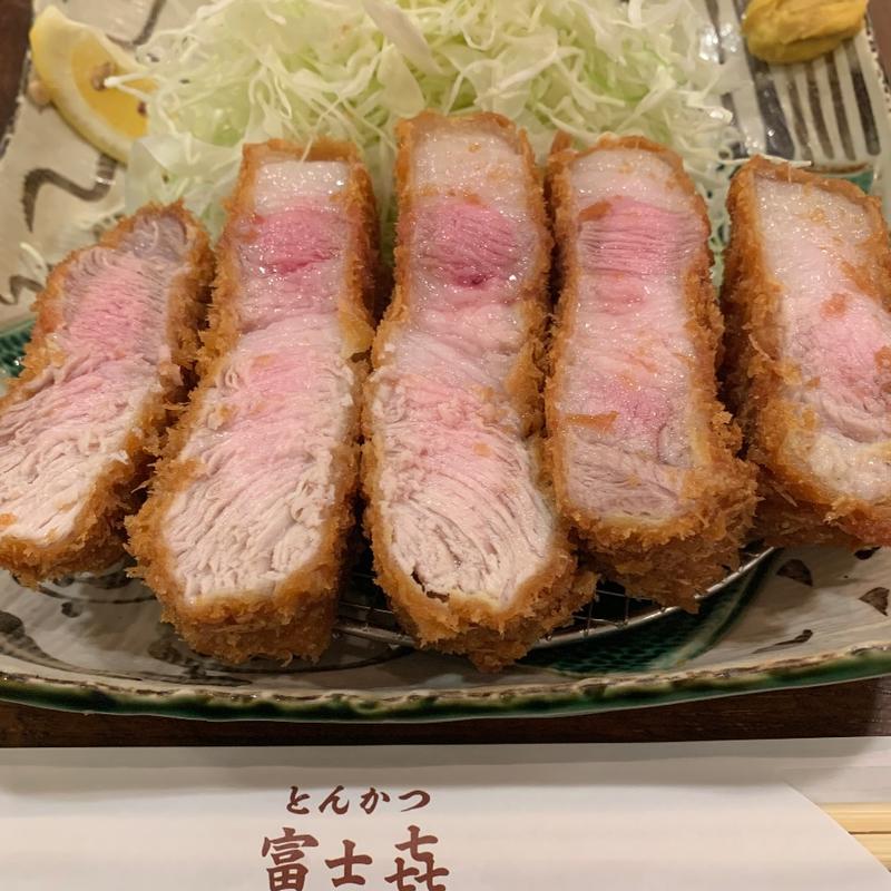 林ポークロース極厚　300g(とんかつ 富士㐂(ふじき) 中目黒店)