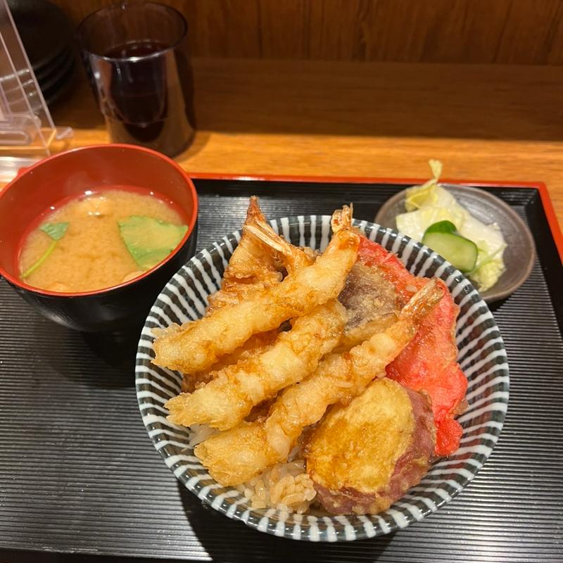 海老天丼(天ぷらとワイン大塩　大阪駅前第3ビル店)