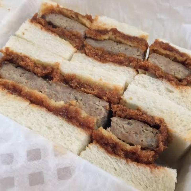 ハンバーグサンド(肉の万世 神田駅前店)