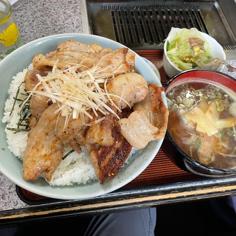 豚バラ丼ランチ　大盛り(かない亭)