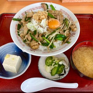 スタミナ焼豚丼(鉄板トンテキ えびす食堂)