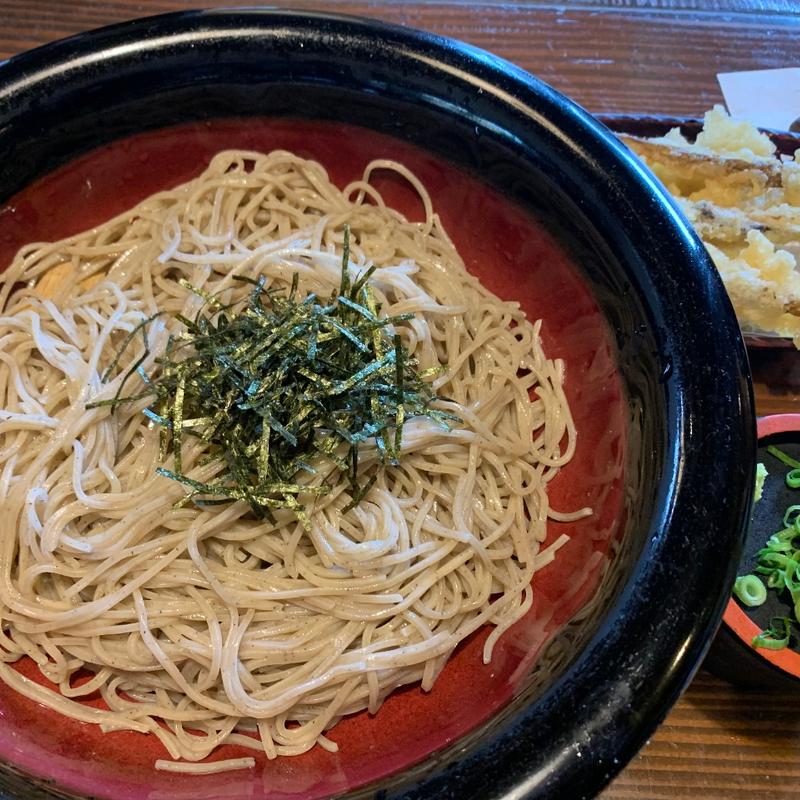 ごぼ天ざるそば(春月庵)