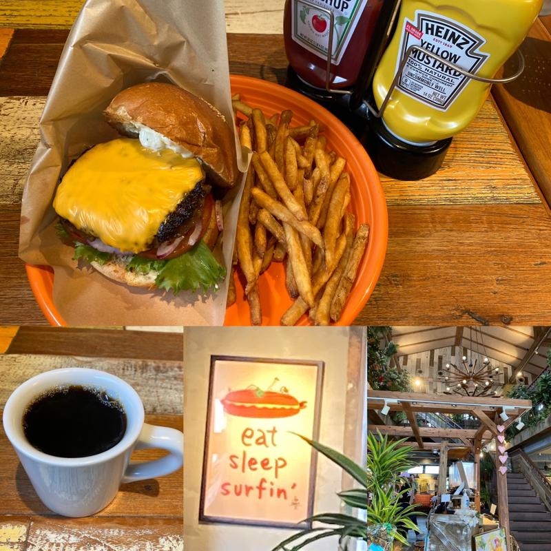 チーズバーガー(コナズ珈琲足立)