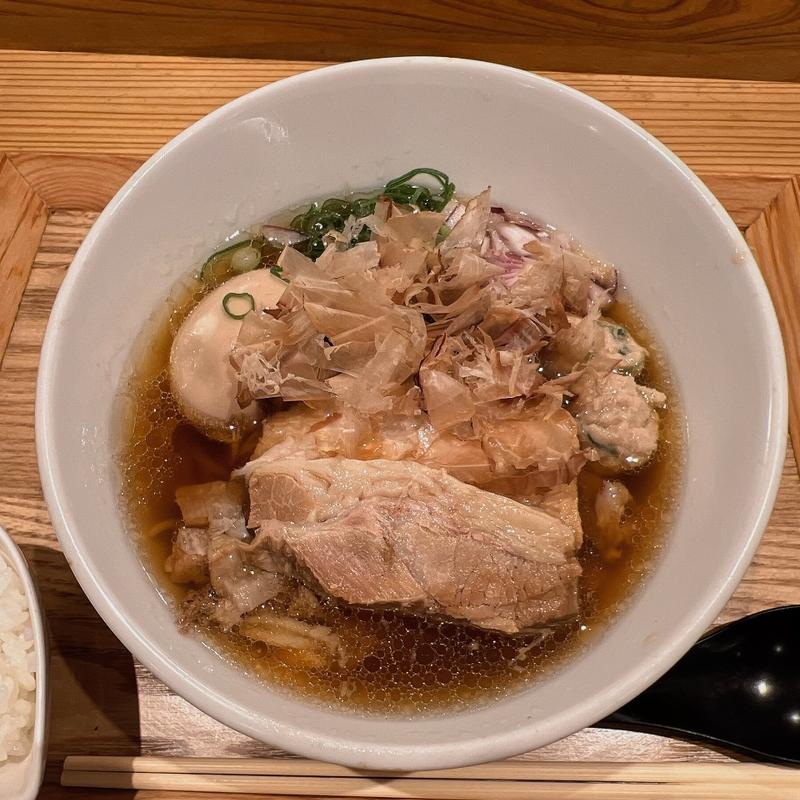 鮪節ラーメン　全部のせ(鶏と鮪節 麺屋 勝時)