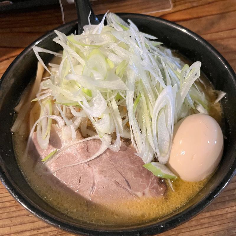 白味噌ラーメン　うまたま、ネギトッピング(香林坊 （こうりんぼう）)