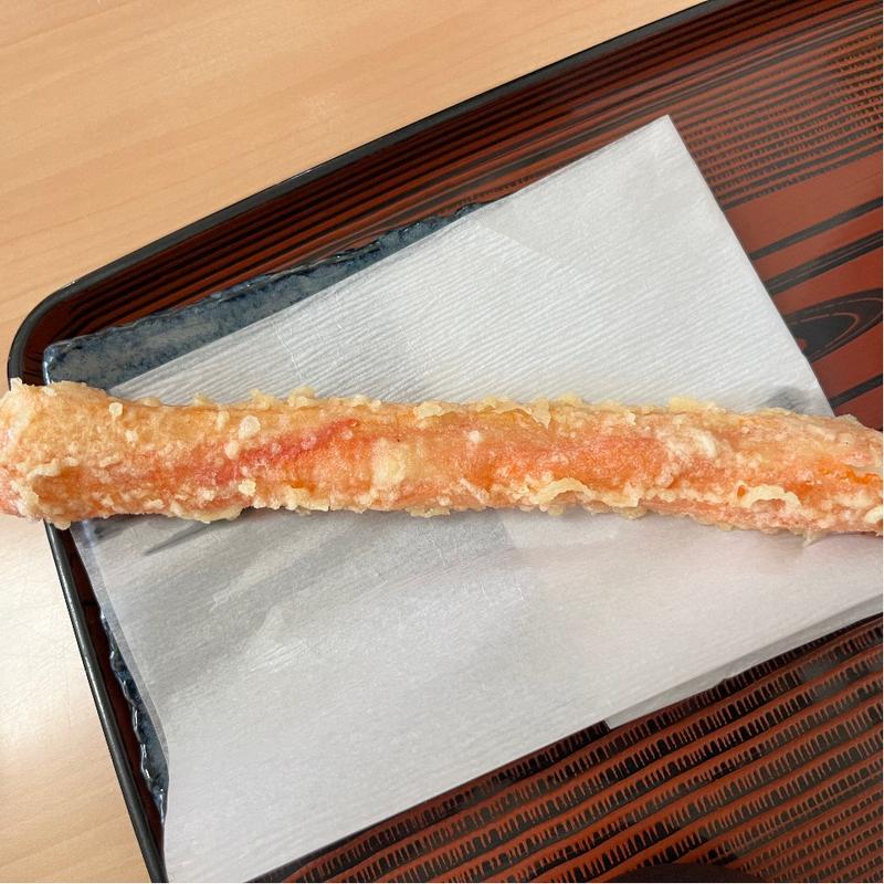 カニカマ、天(そば処まる八そば)