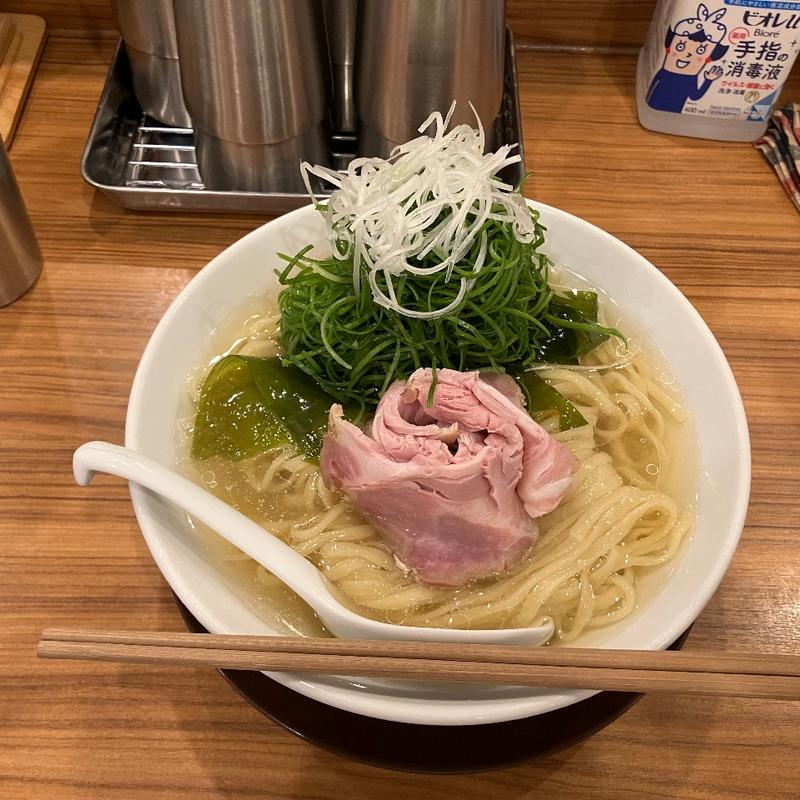 冷やしオリーブイリコ（塩）(中華そば ココカラサキゑ)