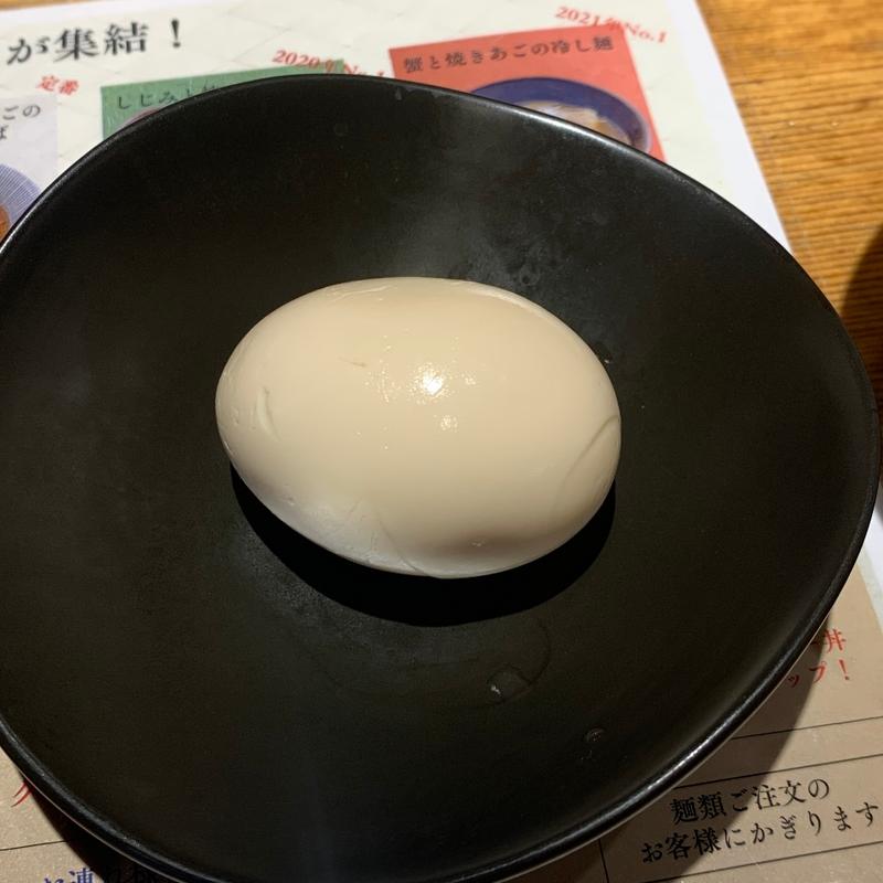 味玉(焼きあご塩らー麺 たかはし )