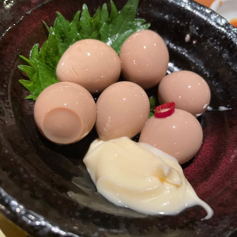 うずら玉子醤油漬け(雅屋 溜池山王店)