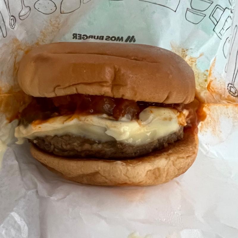 スパイシーモスチーズバーガー(モスバーガー竹の塚店)