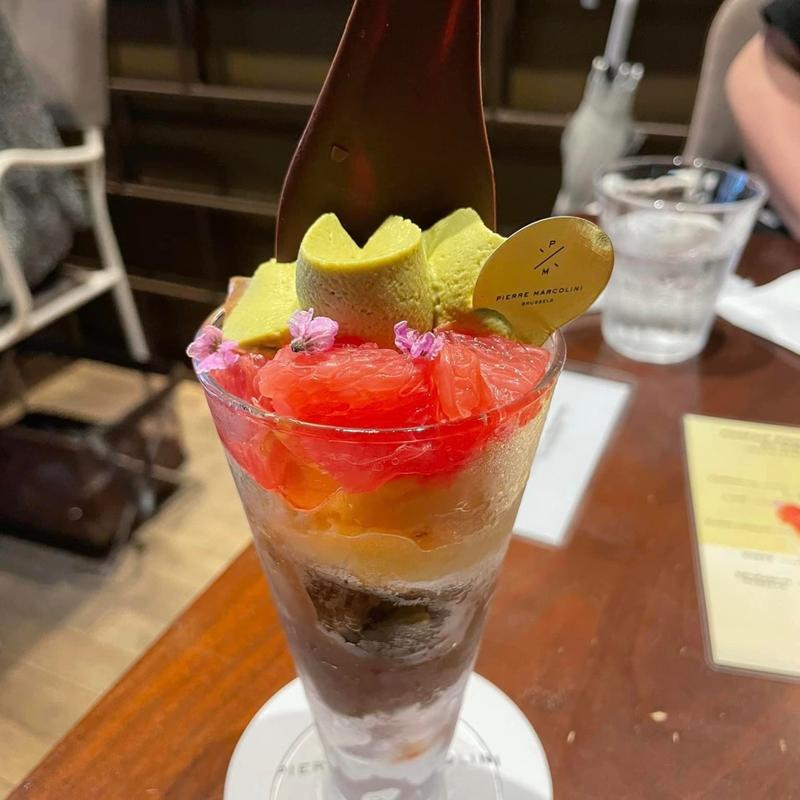 季節のパフェ(ピエール マルコリーニ 渋谷ヒカリエ)