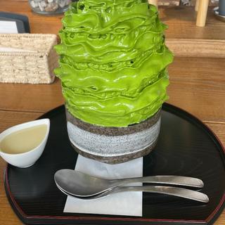 抹茶パンケーキ(cafe LUKE)