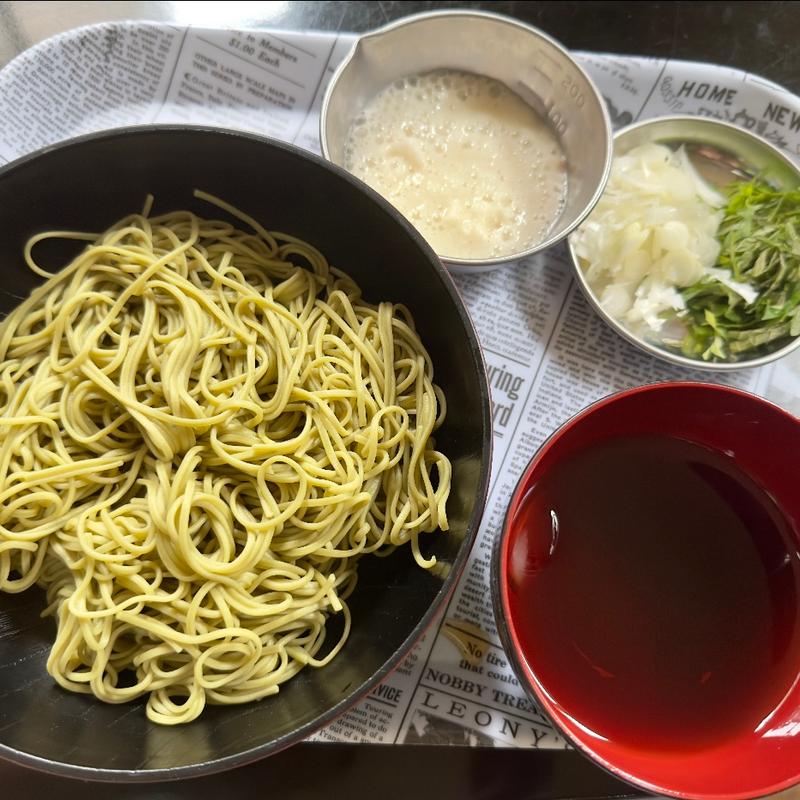 とろろ茶そば(ベルクス 東墨田店)