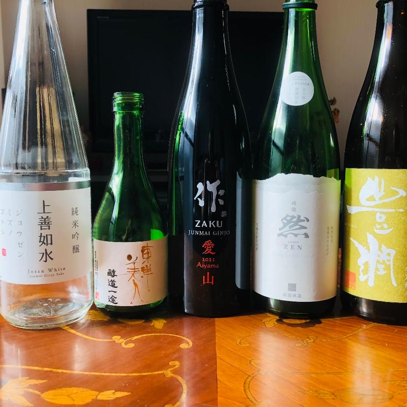 作 ZAKU 愛山 2021 純米吟醸　(清水清三郎商店)