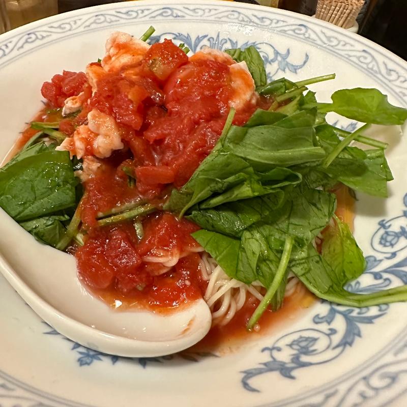 冷やしトマト麺(中国ラーメン揚州商人 立川店)