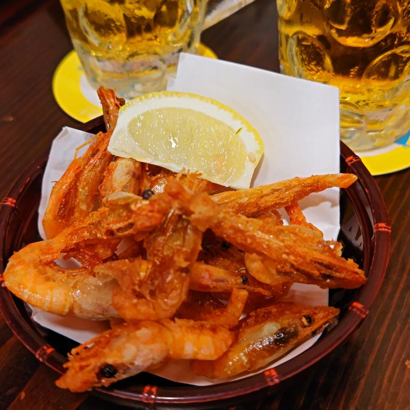 甘エビの唐揚げ(備長扇屋 横浜関内店)