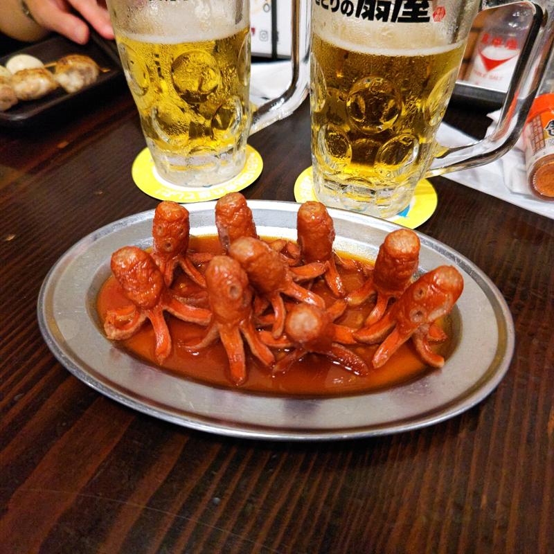 宇宙人のケチャップチリ(備長扇屋 横浜関内店)