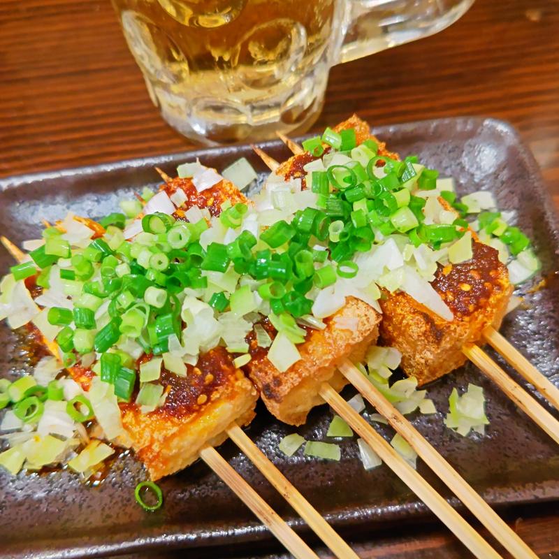 厚揚げラー油(備長扇屋 横浜関内店)