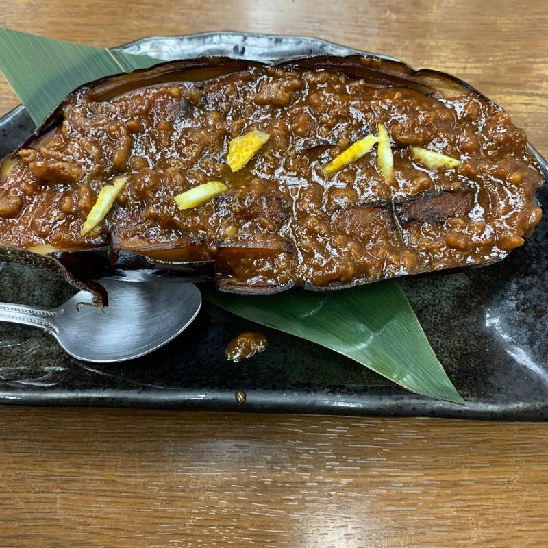 なす田楽(炭火大衆酒場 やっとこ 大塚本店)