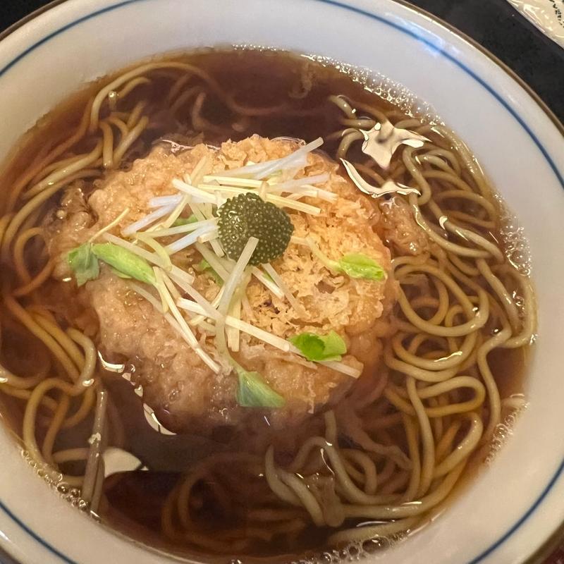 天ぷらそば(かんだやぶそば )
