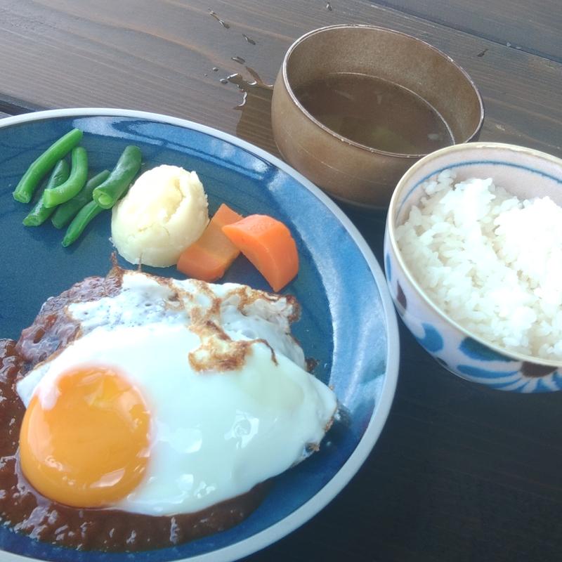 宮古牛ハンバーグ(ソラニワホテルアンドカフェ （soraniwa hotel and cafe）)