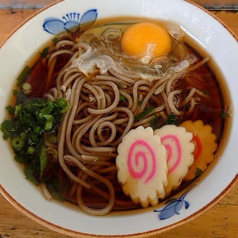 月見そば(桃中軒 三島駅在来線上りホーム店)