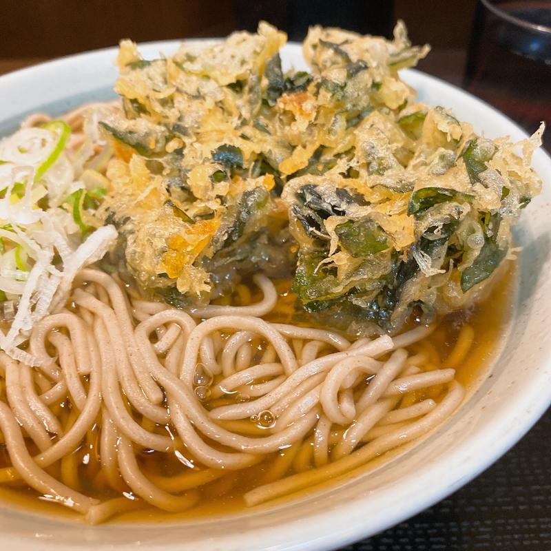 わかめ天そば(めとろ庵 新木場店 )