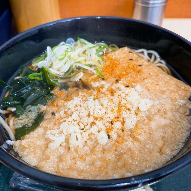 朝そば（温たぬき きつね）(箱根そば 豊洲店 )