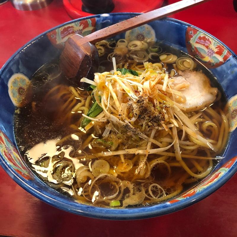 ネギラーメン(ラーメン桐生足利店)