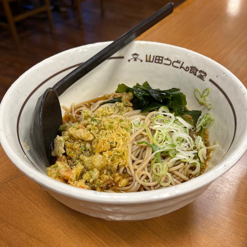 たぬきそば冷(山田うどん食堂 本店 )