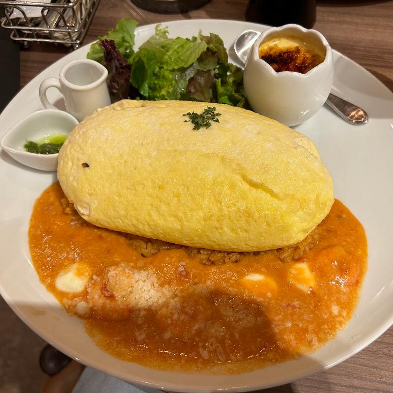 スフレオムライスプレート(サロン卵と私　ららぽーと豊洲店)